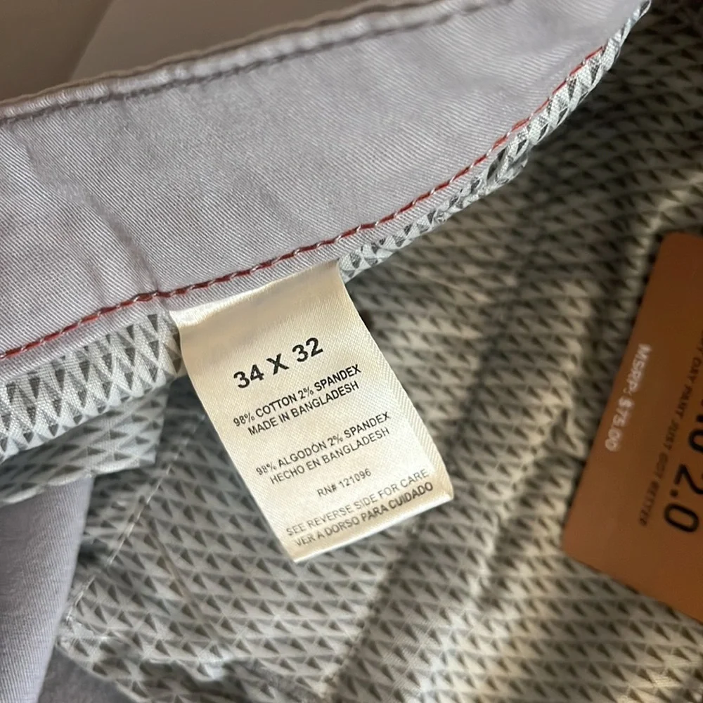 Weatherproof vintage chinos. Light grey. NWT - Picture 5 of 6